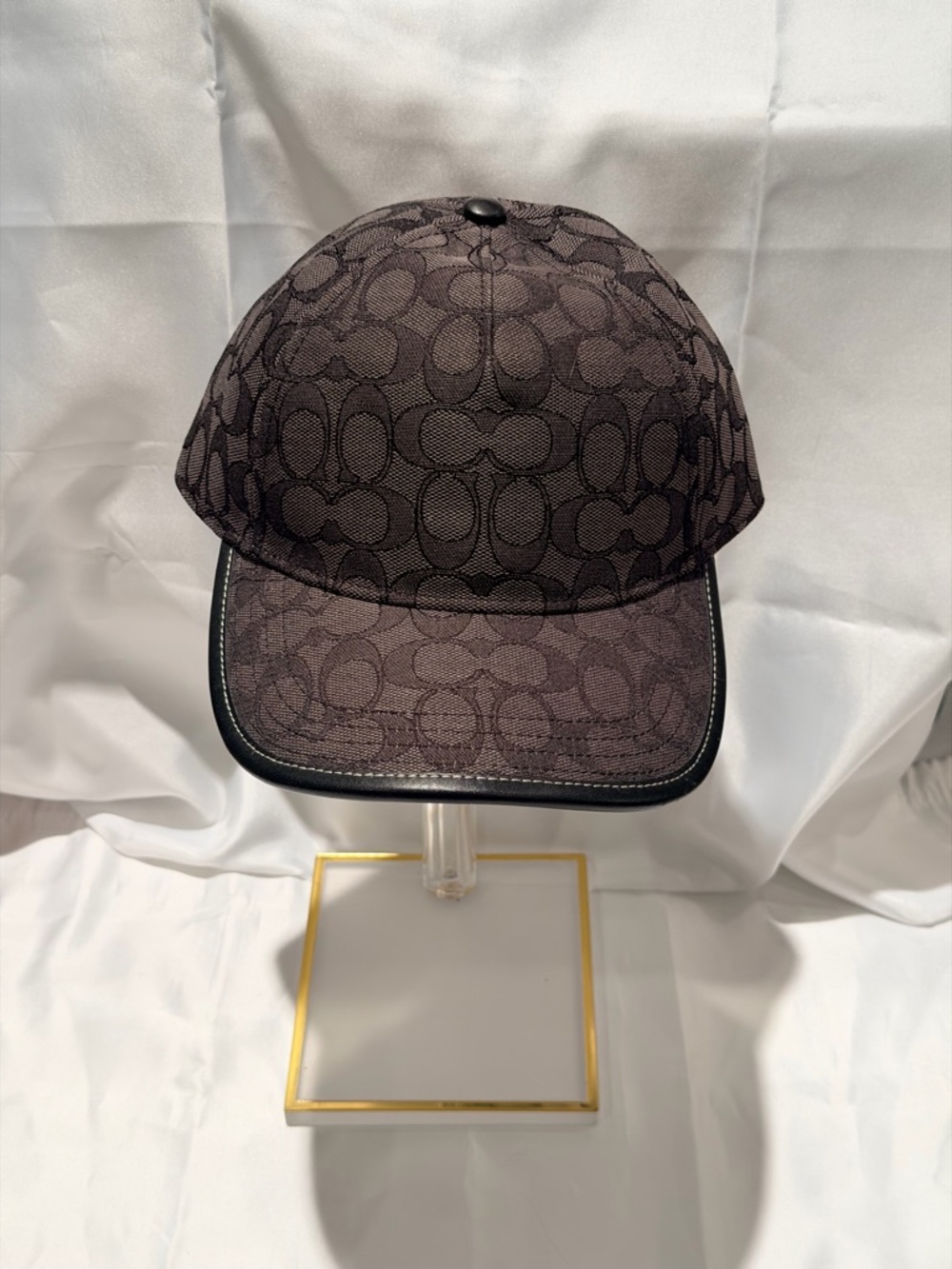 COACH Signature Jacquard Baseball Cap #C5816- NWT